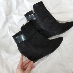 🎉sale🎉 ZARA black heeled ankle boot 41